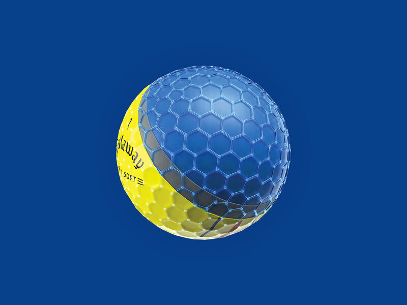 E•R•C Soft Yellow Golf Balls - Featured