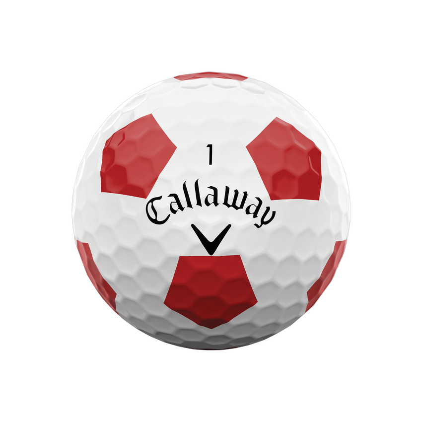 Chrome Soft Truvis Red Golf Balls - View 3