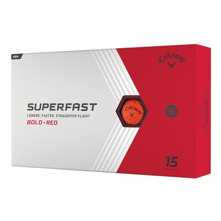 Superfast Bold Red 15-Pack Golf Balls