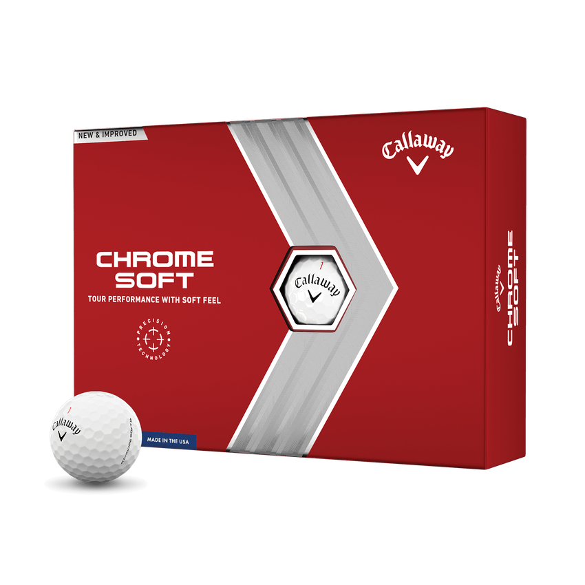 Chrome Soft Golf Balls - View 1