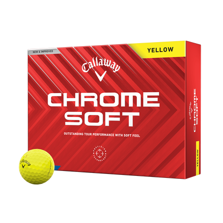 Chrome Soft Yellow Golf Balls
