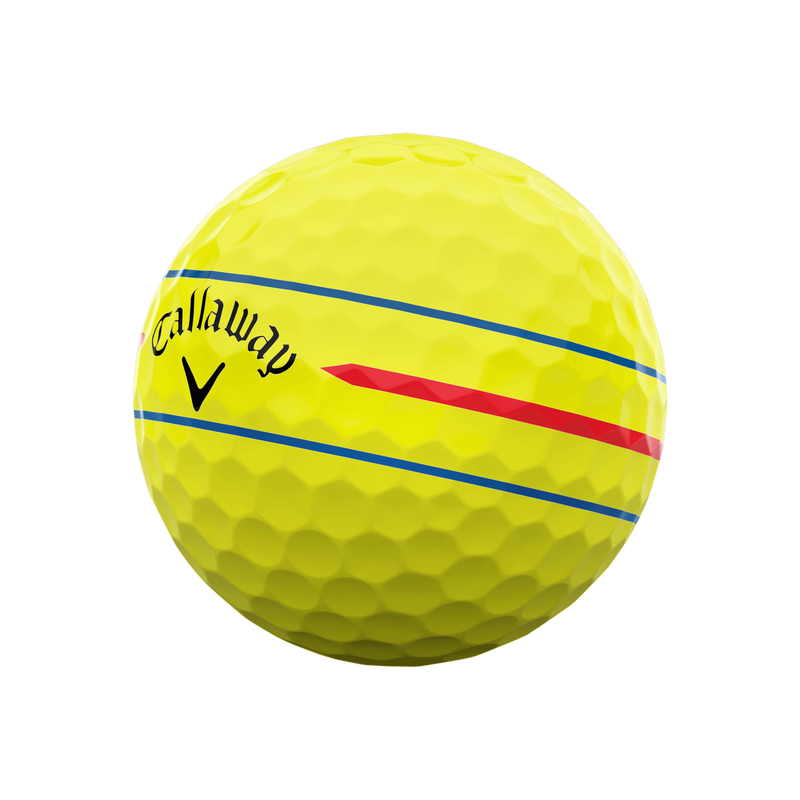 Chrome Soft 360 Triple Track Yellow Golf Balls - View 2