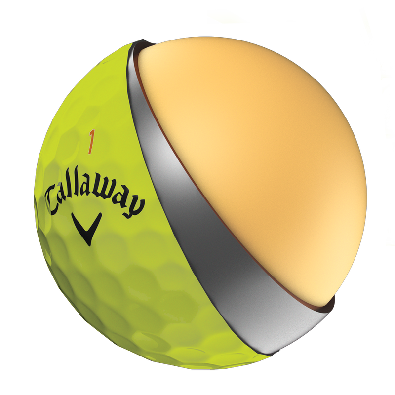 Superhot 55 Yellow Personalized Golf Balls - View 2