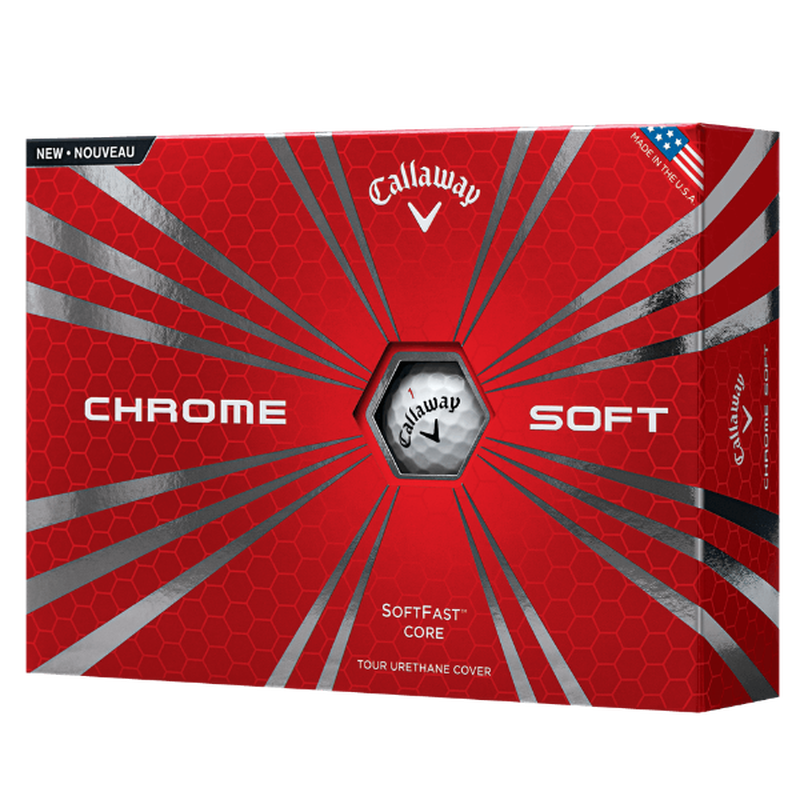 Chrome Soft Personalized Golf Balls - View 1