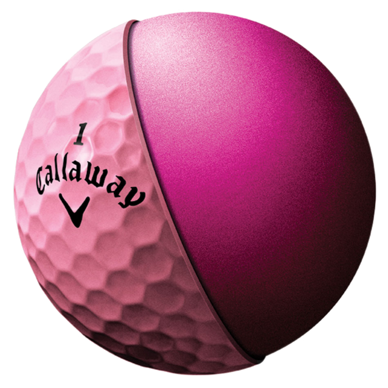 HEX Solaire Pink Personalized Golf Balls - View 2