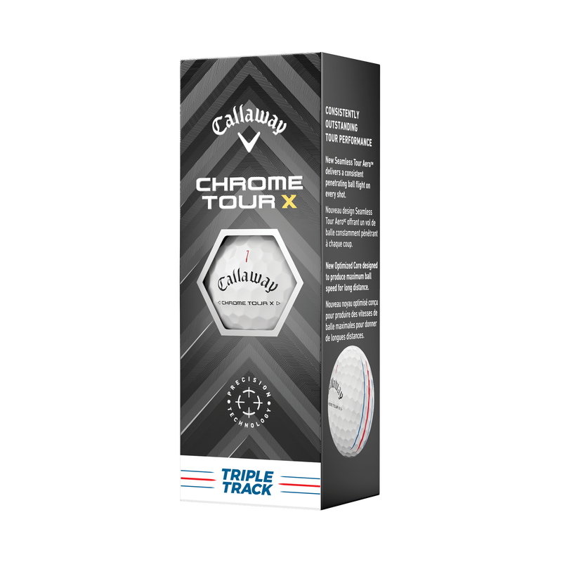 Callaway Chrome Tour X Triple Track Golf Balls - 4 For 3 Promotion