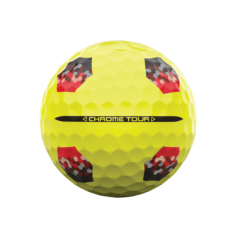 Chrome Tour TruTrack Yellow Golf Balls Chrome Tour TruTrack Yellow Golf Balls
