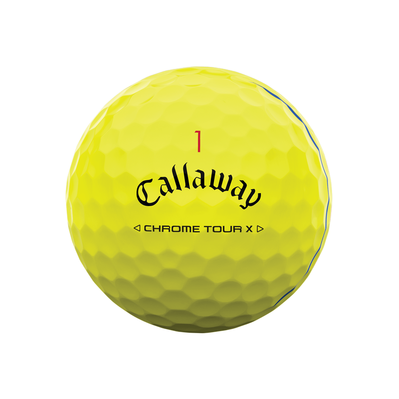 Chrome Tour X Triple Track Yellow Golf Balls Chrome Tour X Triple Track Yellow Golf Balls