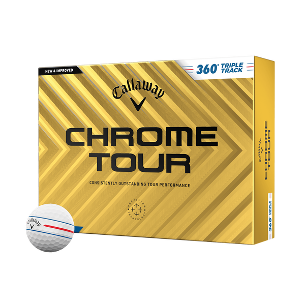 Chrome Soft 360 Triple Track Golf Balls
