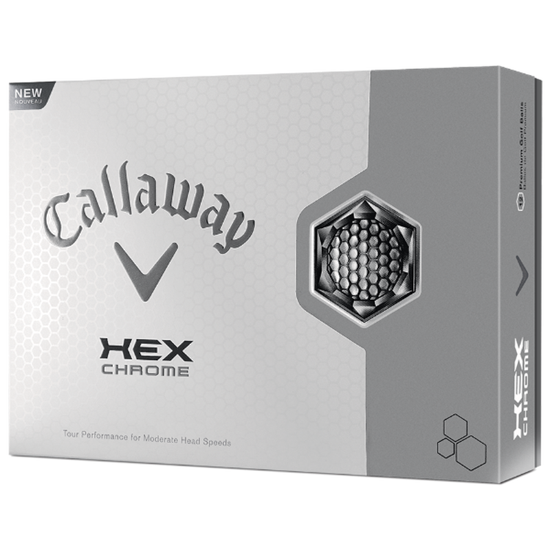 HEX Chrome Golf Balls - Personalized - View 1