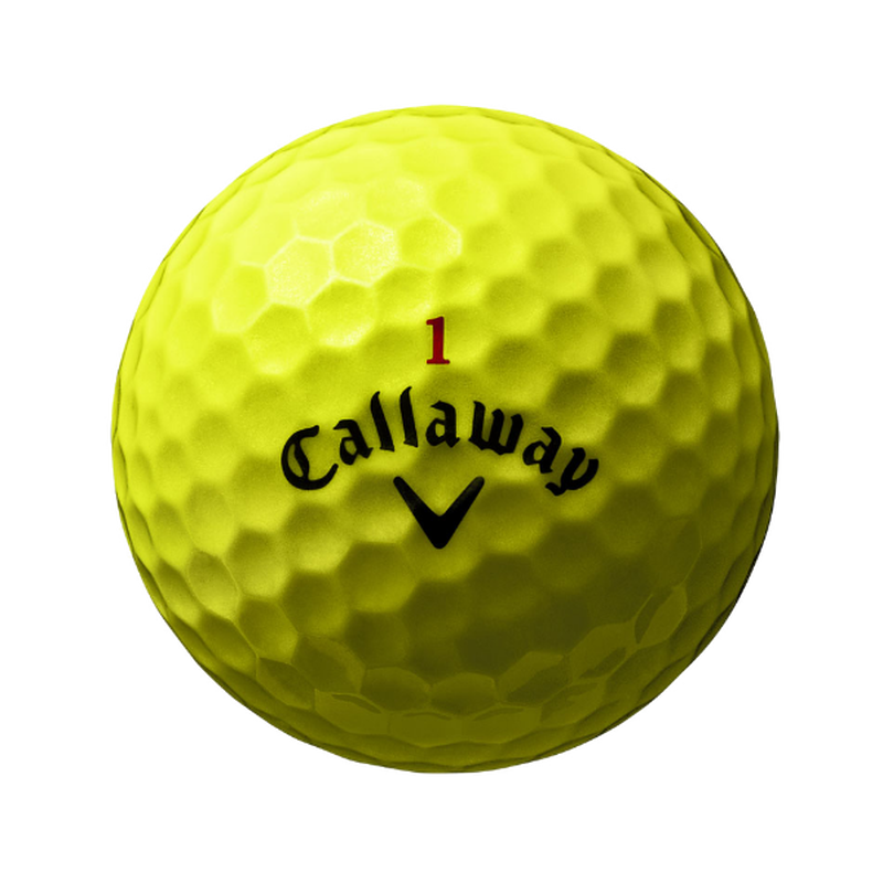 HEX Chrome Yellow Personalized Golf Balls - View 2