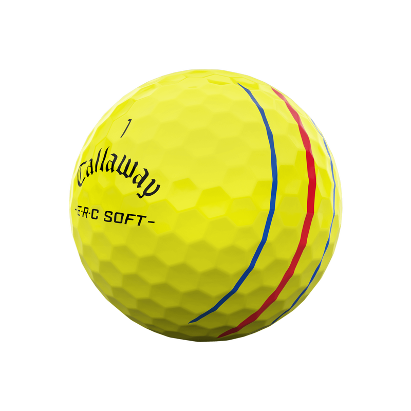 E•R•C Soft Yellow Golf Balls - View 2