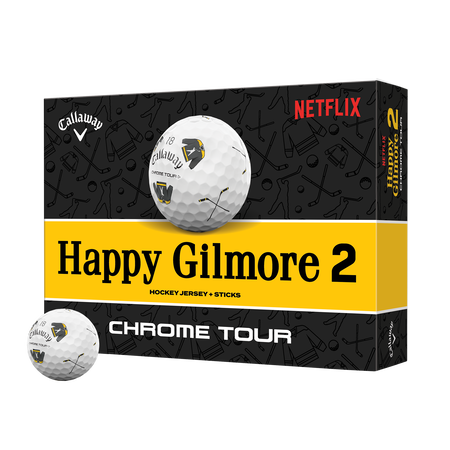 Chrome Tour Happy Gilmore 2 Jersey and Sticks