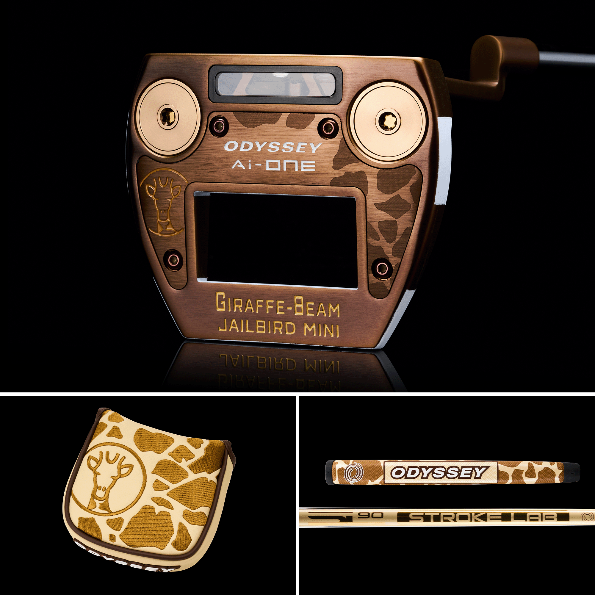 オデッセイ Ai-ONE GIRAFFE-BEAM JAILBIRD MINI Ai-ONE Giraffe Beam Jailbird Mini Putter