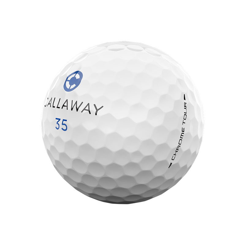 Chrome Tour Retro Golf Balls - View 4