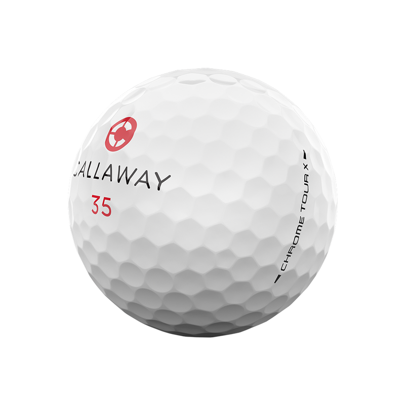 Chrome Tour X Retro Golf Balls - View 4