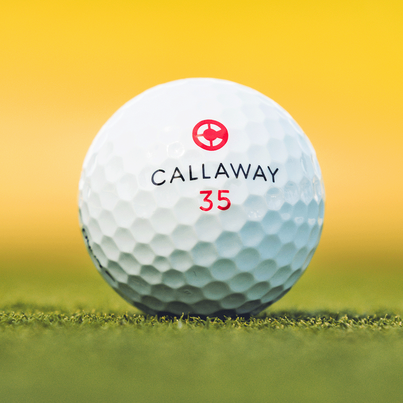 Chrome Tour X Retro Golf Balls - View 2