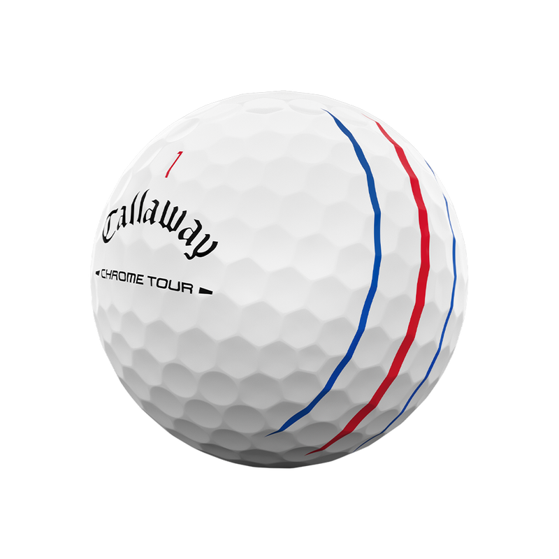 Chrome Tour Triple Track Golf Balls - View 3