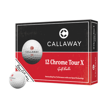 Chrome Tour X Retro Golf Balls