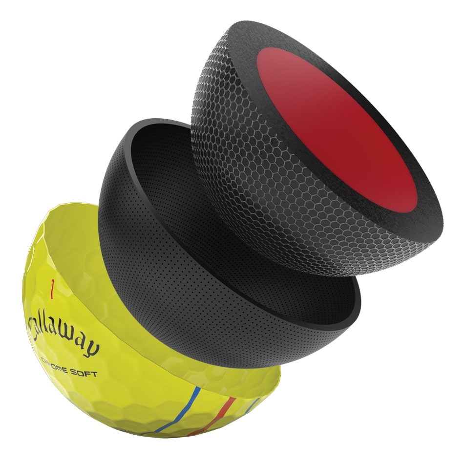 Callaway Chrome Soft Yellow Triple Track Golf Balls Specs spr5419284